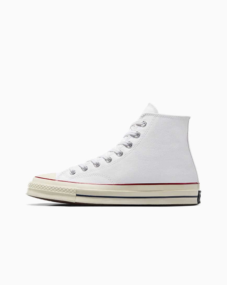 Zapatillas Altas Converse Chuck 70 Vintage Canvas Hombre Blancas | PE P027LW